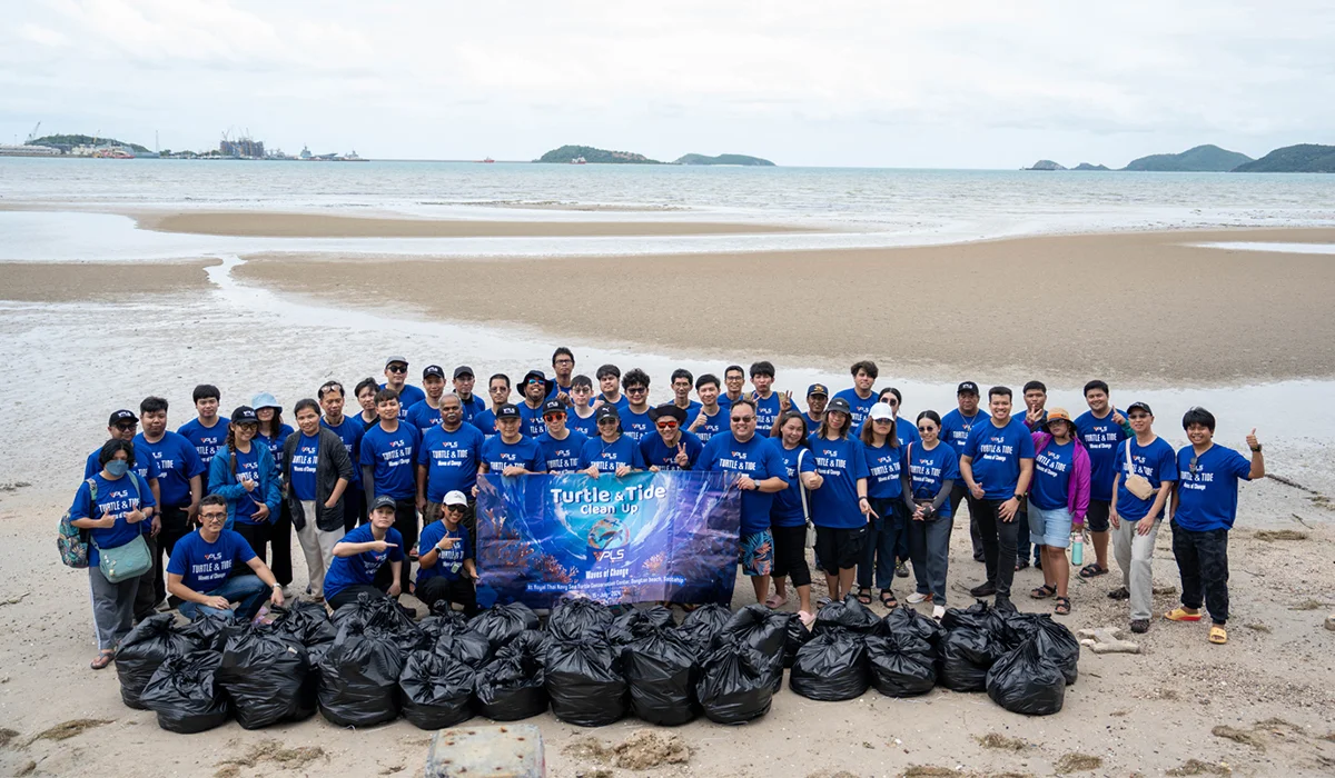 พลังจิตอาสา VPLS: ดูแลชายหาด–อนุรักษ์เต่าทะเลอย่างยั่งยืน 
